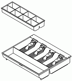 Canadian Till for APG 1416 Cash Drawer