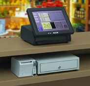 Epson TM-T70 shown under counter